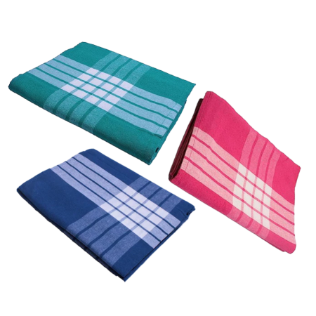 LISAMED 100% Cotton Hospital Bedsheet/Hospital Blanket/Hotel Bedsheet/Home use Single Size Blanket - (60 inch 90 inch)