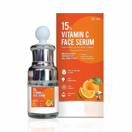 LYSANNA 15% Vitamin C Face serum| Brightens & Even Skin Tone | Antioxidant Protection  (30 ml)