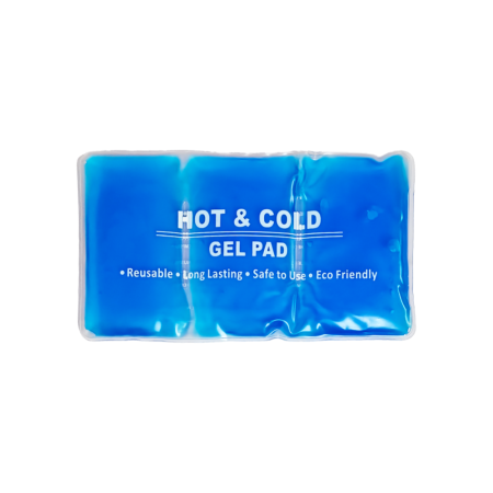 Three Section Hot & Cold Gel Pack Transparent & Reusable | For Pain Relief, Keeping Drinks, Food, Vaccines and Medicines Cool