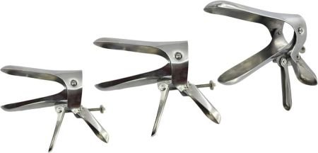 Surgical Vaginal Speculum Cusco Small, Medium and Large, Set of 3 Pieces, Stainless Steel