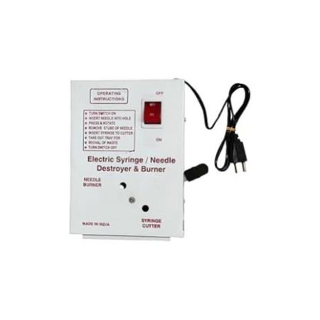 Electric Syringe and Needle Destroyer, Medical Waste Burner and Cutter (1)